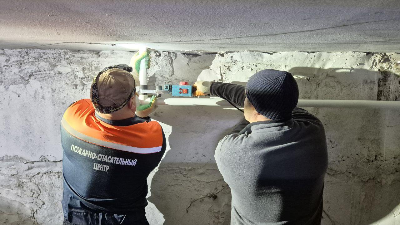 Пензенская бригада обеспечивает бесперебойную работу систем жизнеобеспечения Токмакского муниципального округа