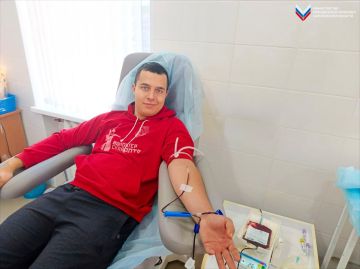 Молодёжь приняла участие в донорской акции по сбору крови!