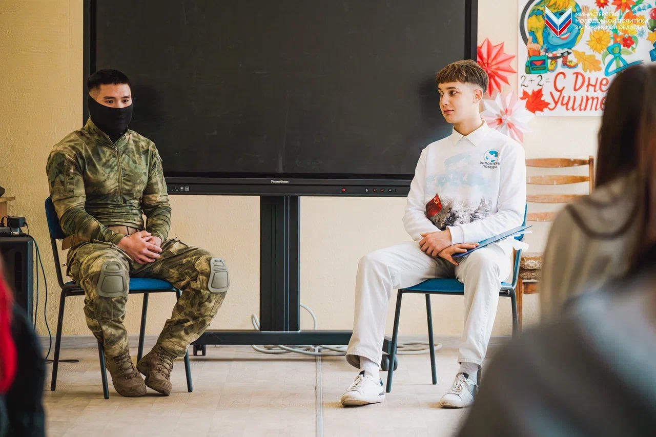 Акция «Мы едины»: встреча с военнослужащим Акция «Мы едины»: встреча с военнослужащим