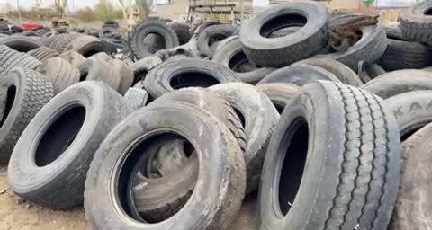Шины от машины - сезонная проблема на контейнерных площадках Шины от машины - сезонная проблема на контейнерных площадках