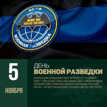 С Днём военной разведки России!