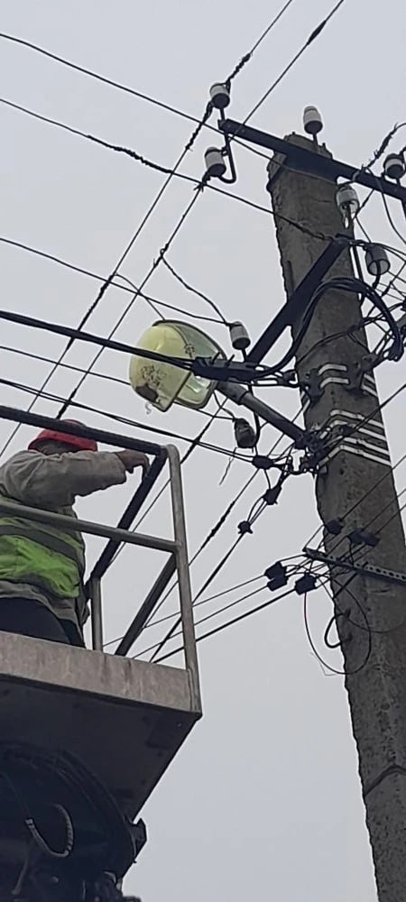 Обновление уличного освещения в пгт Андреевка Обновление уличного освещения в пгт Андреевка