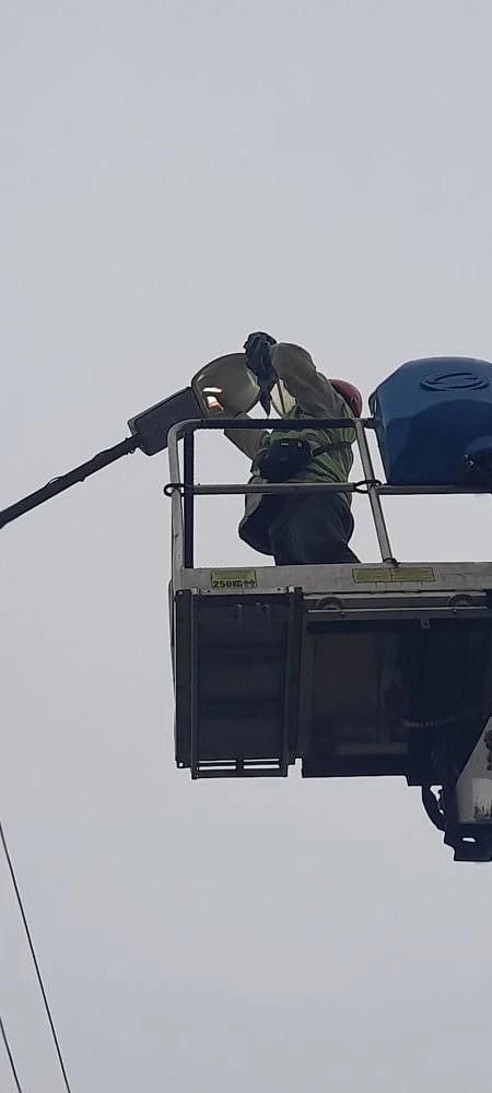 Обновление уличного освещения в пгт Андреевка Обновление уличного освещения в пгт Андреевка