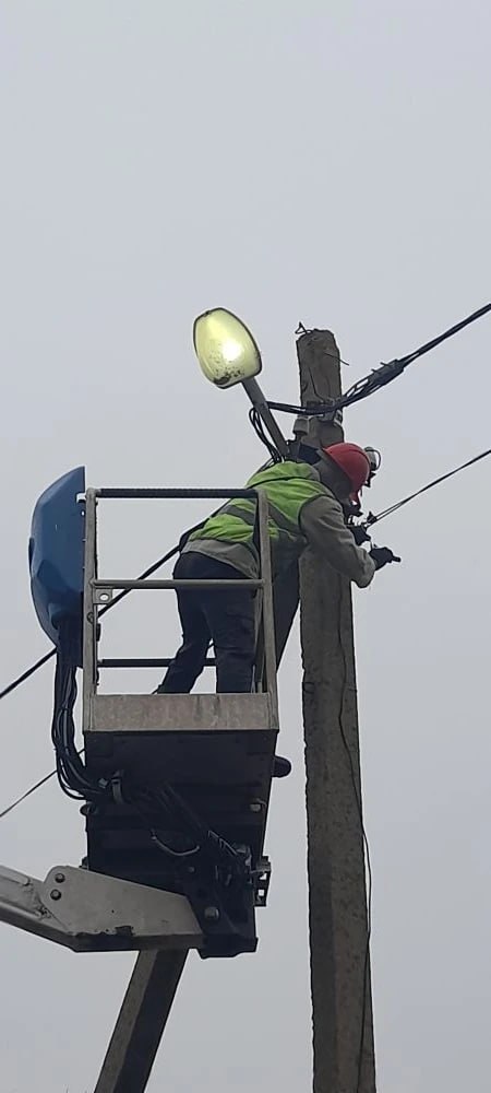 Обновление уличного освещения в пгт Андреевка Обновление уличного освещения в пгт Андреевка