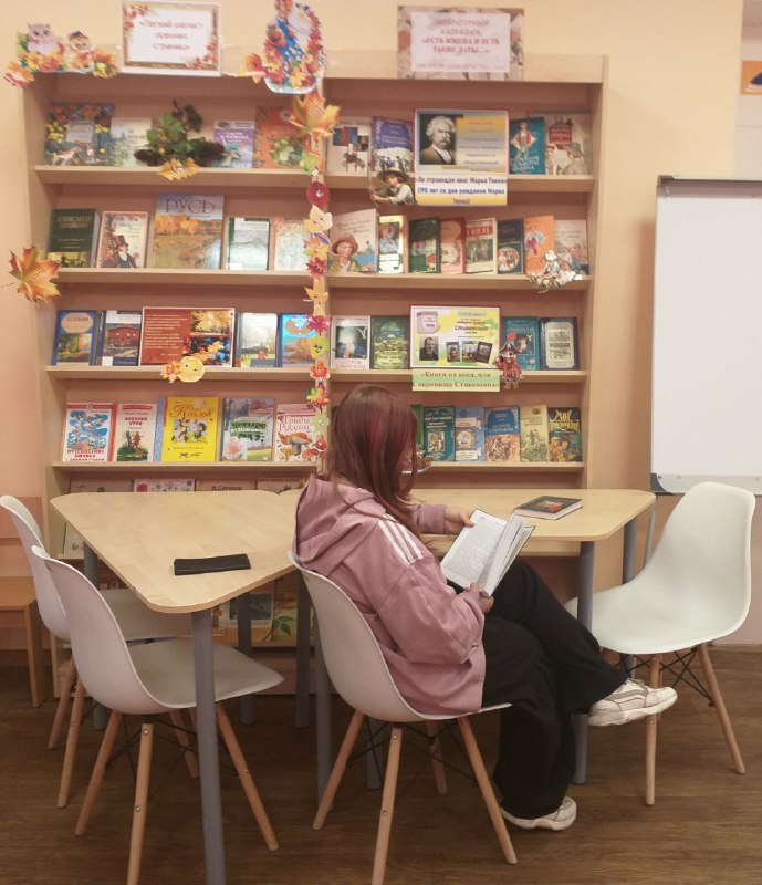 В Токмакской центральной детской библиотеке открылась книжная выставка «Есть имена и есть такие даты», посвящённая юбилеям великих писателей