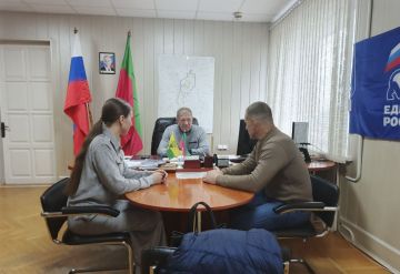 В Кирилловке состоялся приём граждан