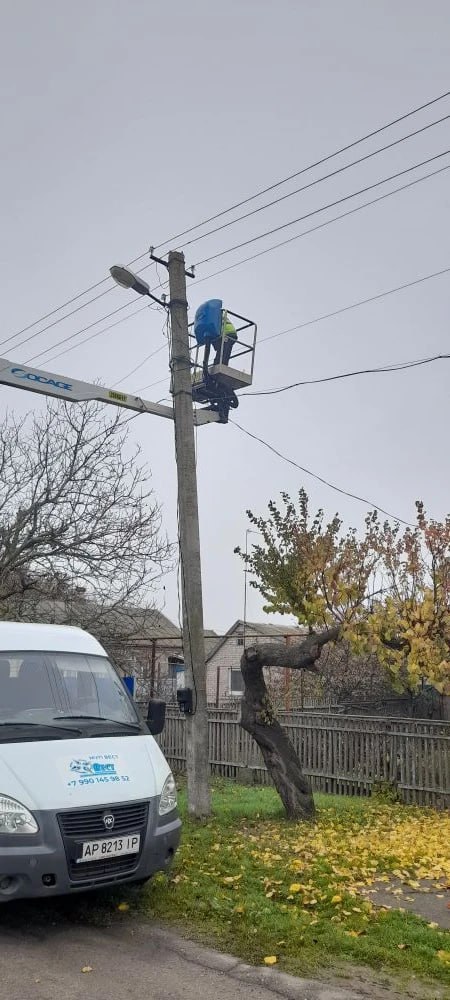 Обновление системы уличного освещения в селе Азовское Обновление системы уличного освещения в селе Азовское
