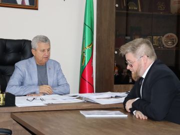 Виктор Емельяненко: Провел продуктивное рабочее совещание с Председателем Общественной палаты Запорожской области Антоном Бибаровым-Государевым