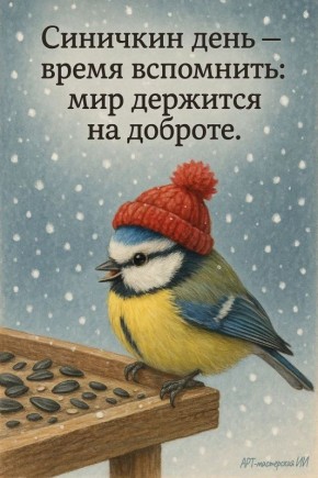 Творить добро не поздно никогда» - под таким девизом в Гирсовском Доме культуры прошла Всероссийская акция к Синичкиному дню!