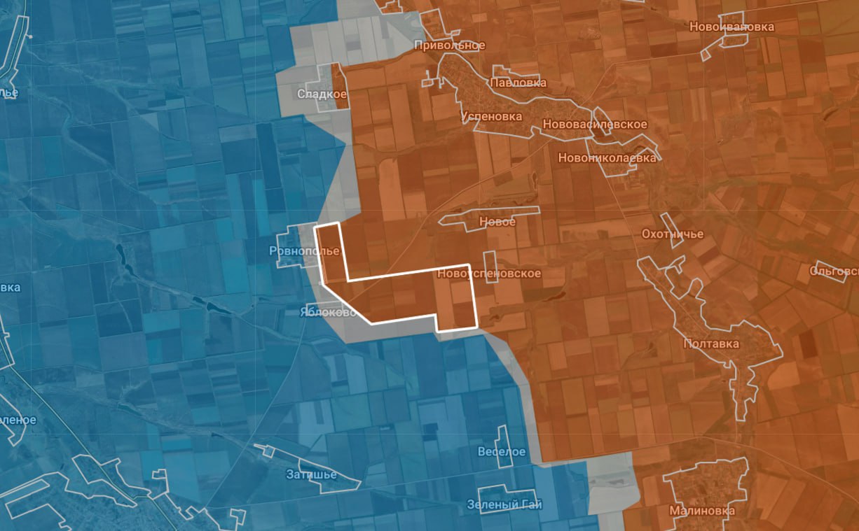Противник продолжает бить тревогу по поводу резкого продвижение ВС РФ в Запорожской области по направлению к Гуляйполю Противник продолжает бить тревогу по поводу резкого продвижение ВС РФ в Запорожской области по направлению к Гуляйполю