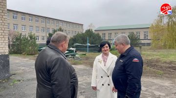 Александр Дронов проверил восстановление школы и развитие профильного образования в Каменско-Днепровском округе