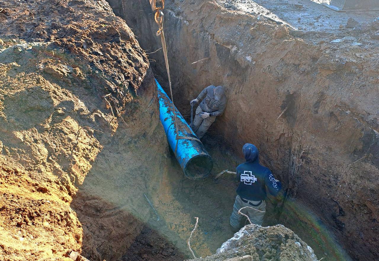 Луначарский водовод построен и подключен к цеху водоочистки в Бердянске Луначарский водовод построен и подключен к цеху водоочистки в Бердянске