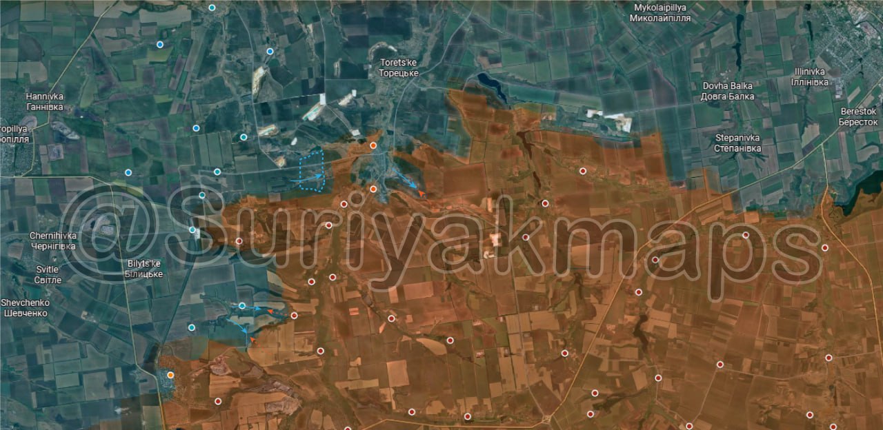 На Северодонецком и Лиманском направлениях: За минувшую неделю российские войска заняли ряд позиций между Дроновкой и Ямполем на северном берегу реки Северский Донец На Северодонецком и Лиманском направлениях: За минувшую неделю российские войска заняли ряд позиций между Дроновкой и Ямполем на северном берегу реки Северский Донец