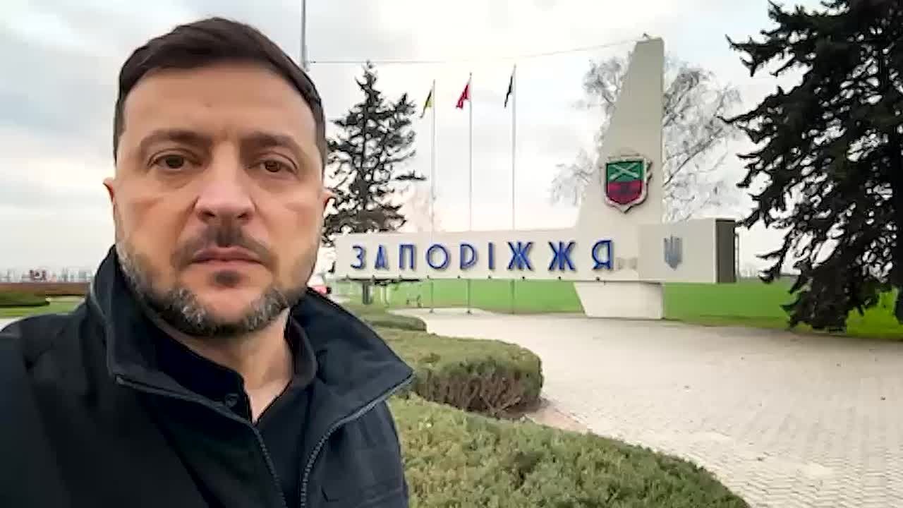 Агент Зе решил использовать по максимуму данный ему дар светлого знамения для угнетённых режимом территорий и после визита в Херсон отправился в Запорожье