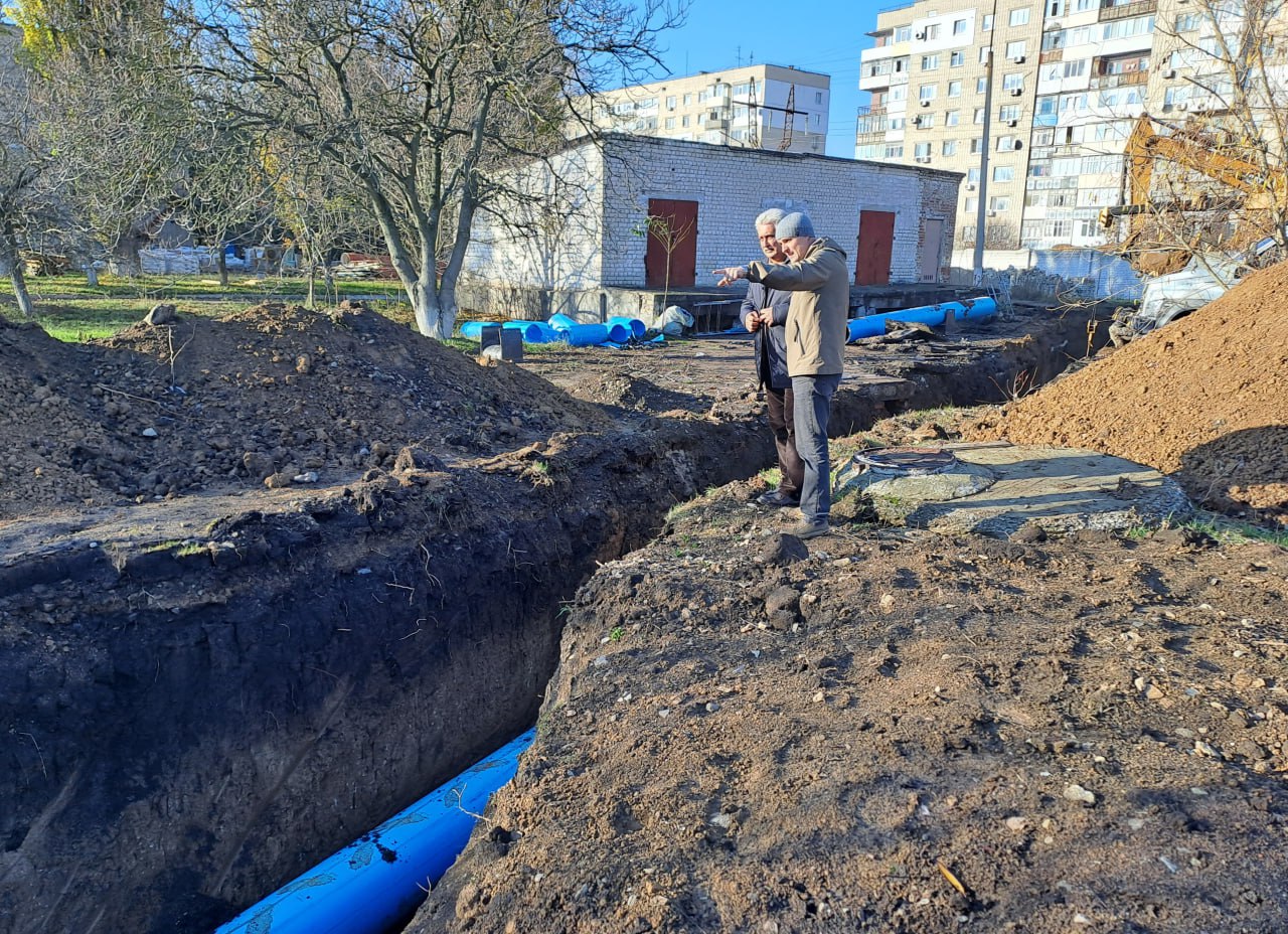 Строительство Луначарского водовода в Бердянске завершено Строительство Луначарского водовода в Бердянске завершено