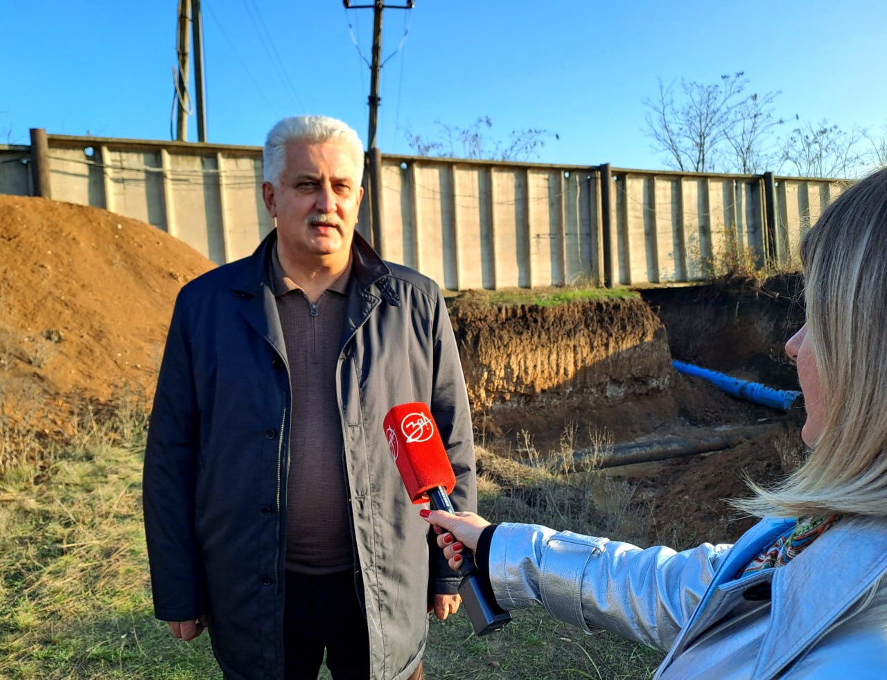 Строительство Луначарского водовода в Бердянске завершено