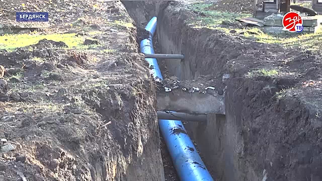 Завершено подключение нового Луначарского водовода к цеху водоочистки филиала «Бердянское ПУВКХ»