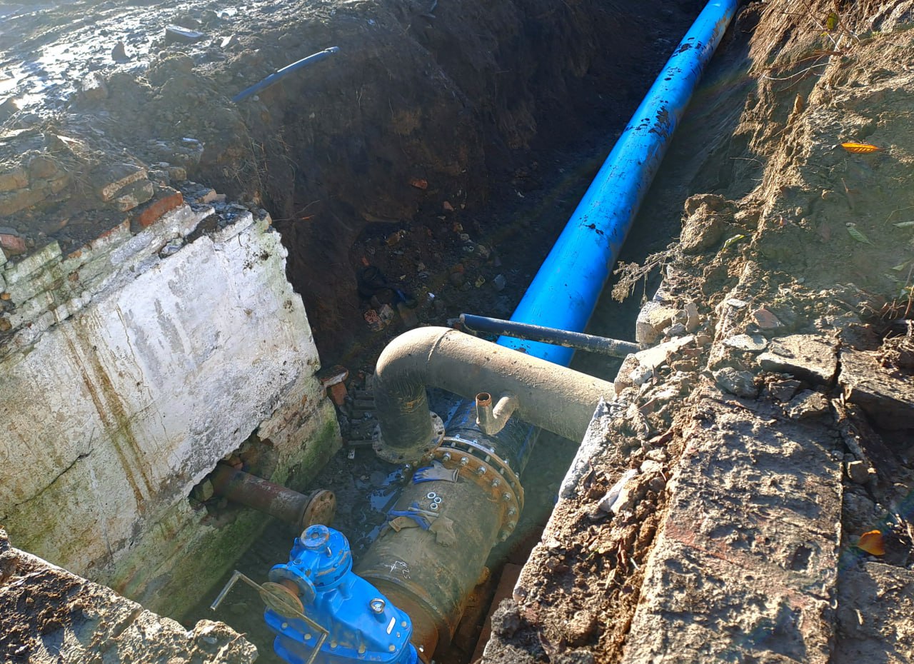 Строительство Луначарского водовода в Бердянске завершено Строительство Луначарского водовода в Бердянске завершено