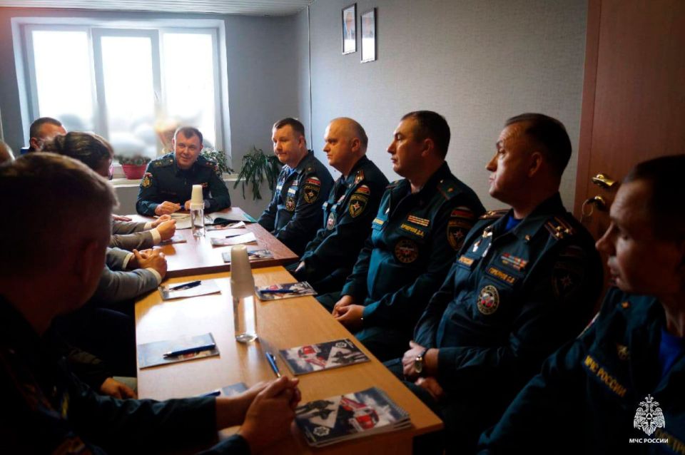 Делегация МЧС России с рабочим визитом в Энергодаре