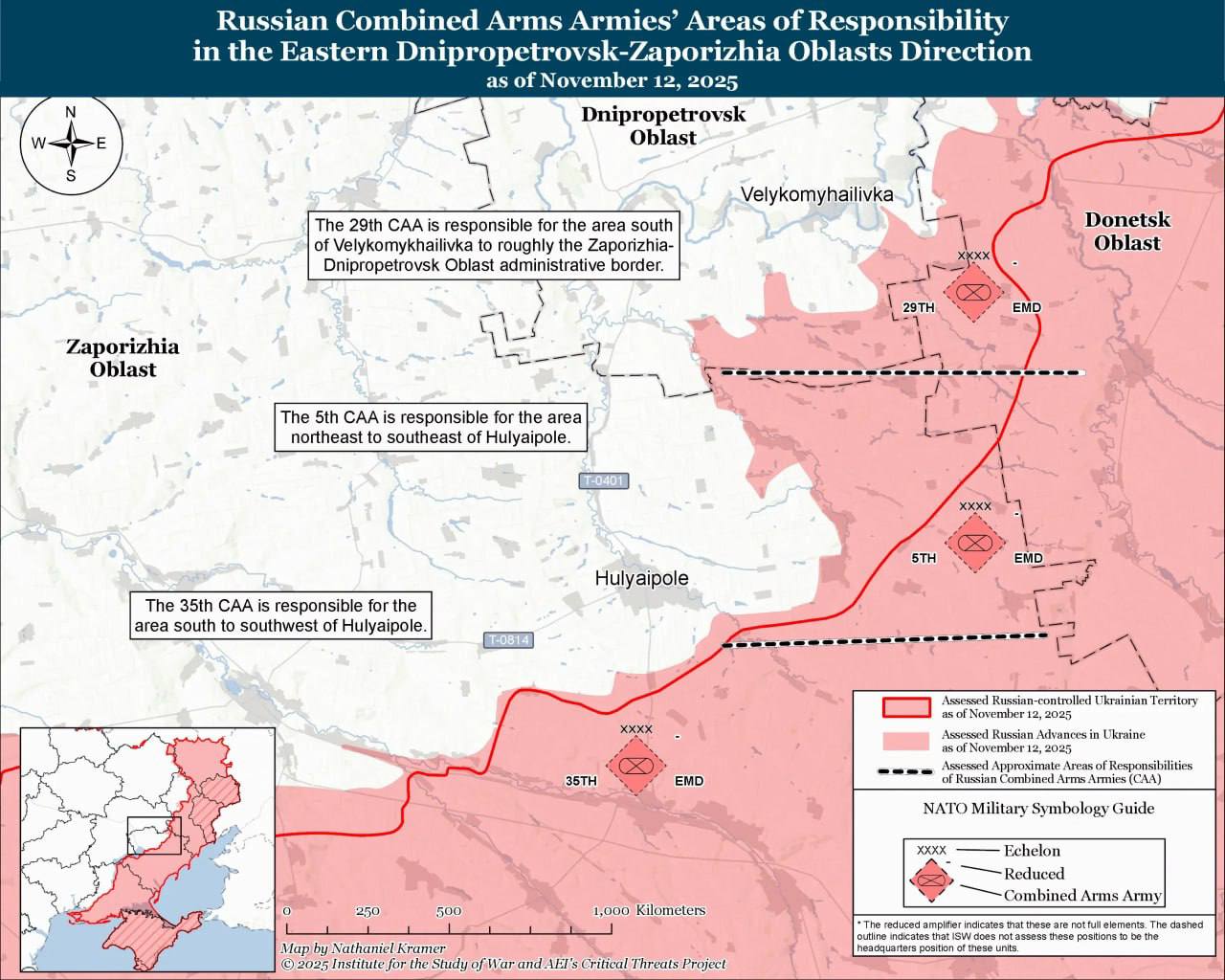 «Ситуация в районе Гуляйполя постепенно ухудшается