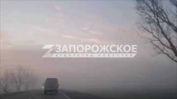 На трассе «Новороссия» в Запорожской области – очень плотный туман