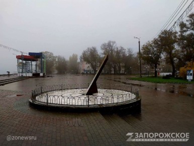 Плотный туман и в Бердянске