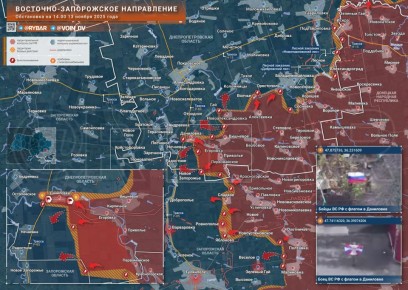 Движение к Гайчуру. обстановка на Восточно-Запорожском направлении