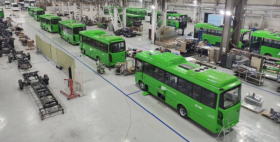 В Ульяновске началось серийное производство низкопольных автобусов