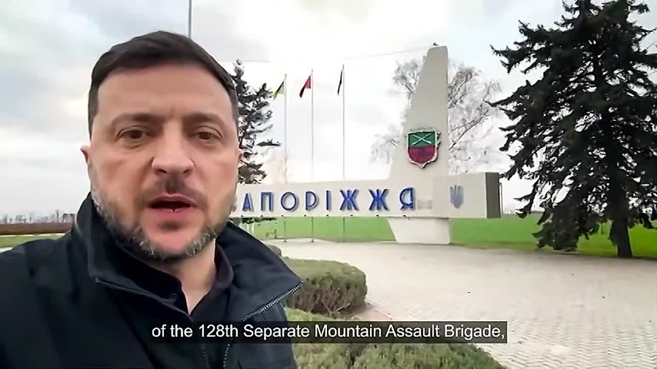 Зеленский беспрепятственно приехал во временно оккупированное Украиной Запорожье