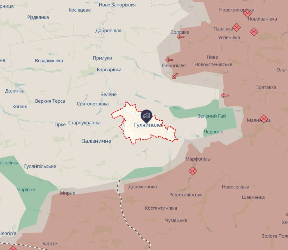 «Прощайтесь с Гуляйполем в Запорожской области: город обходят с боков»