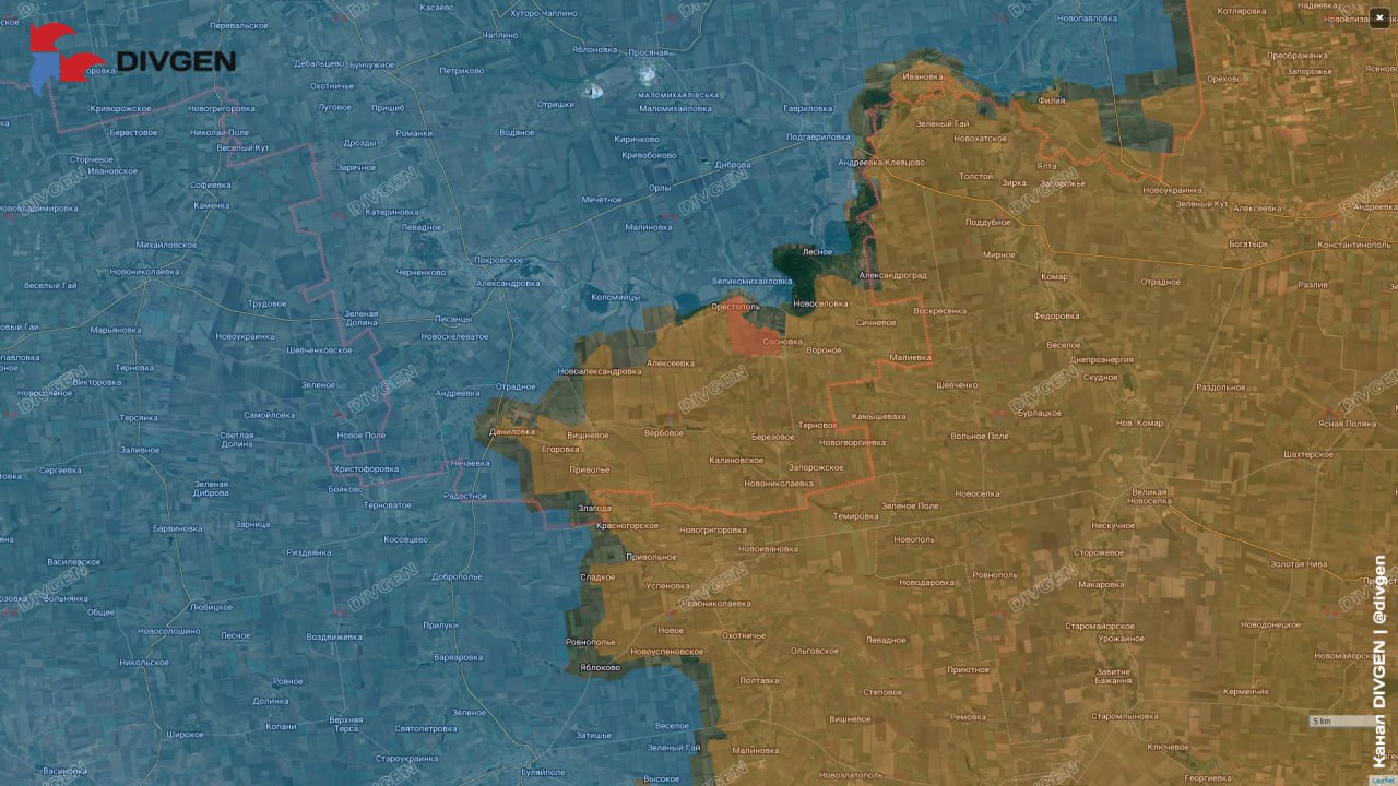 Стремительное наступление группировки войск «Восток» в Днепропетровской области продолжается Стремительное наступление группировки войск «Восток» в Днепропетровской области продолжается