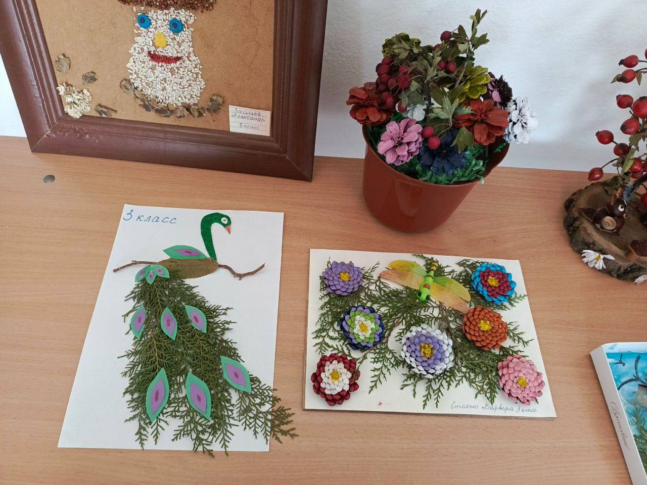 В ГБУ ОО ЗО "Партизанская школа-детский сад" организовали выставку поделок из природного материала В ГБУ ОО ЗО "Партизанская школа-детский сад" организовали выставку поделок из природного материала