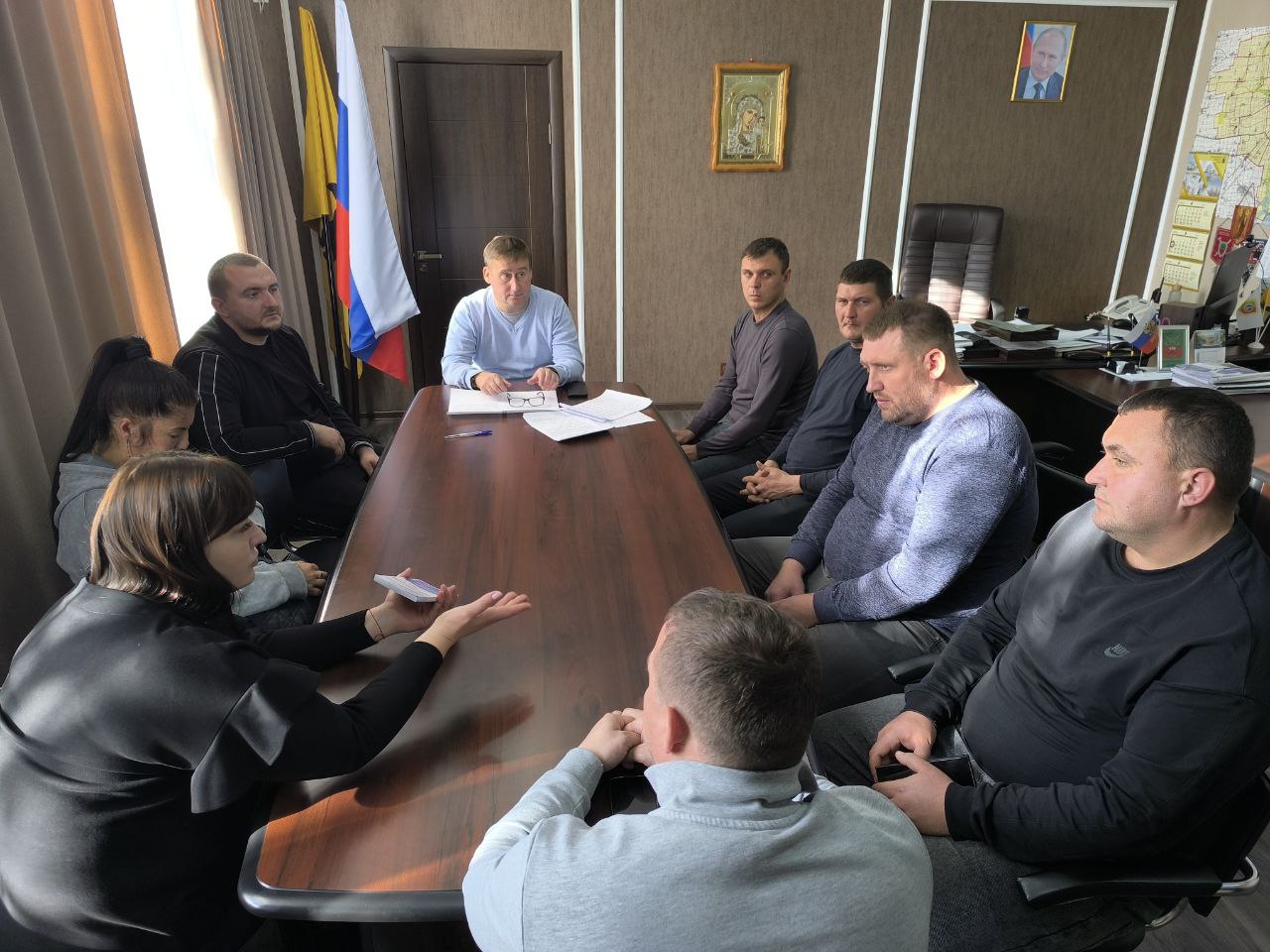 Состоялась встреча главы Акимовского муниципального округа Александра Трудоношина с представителями бизнеса района