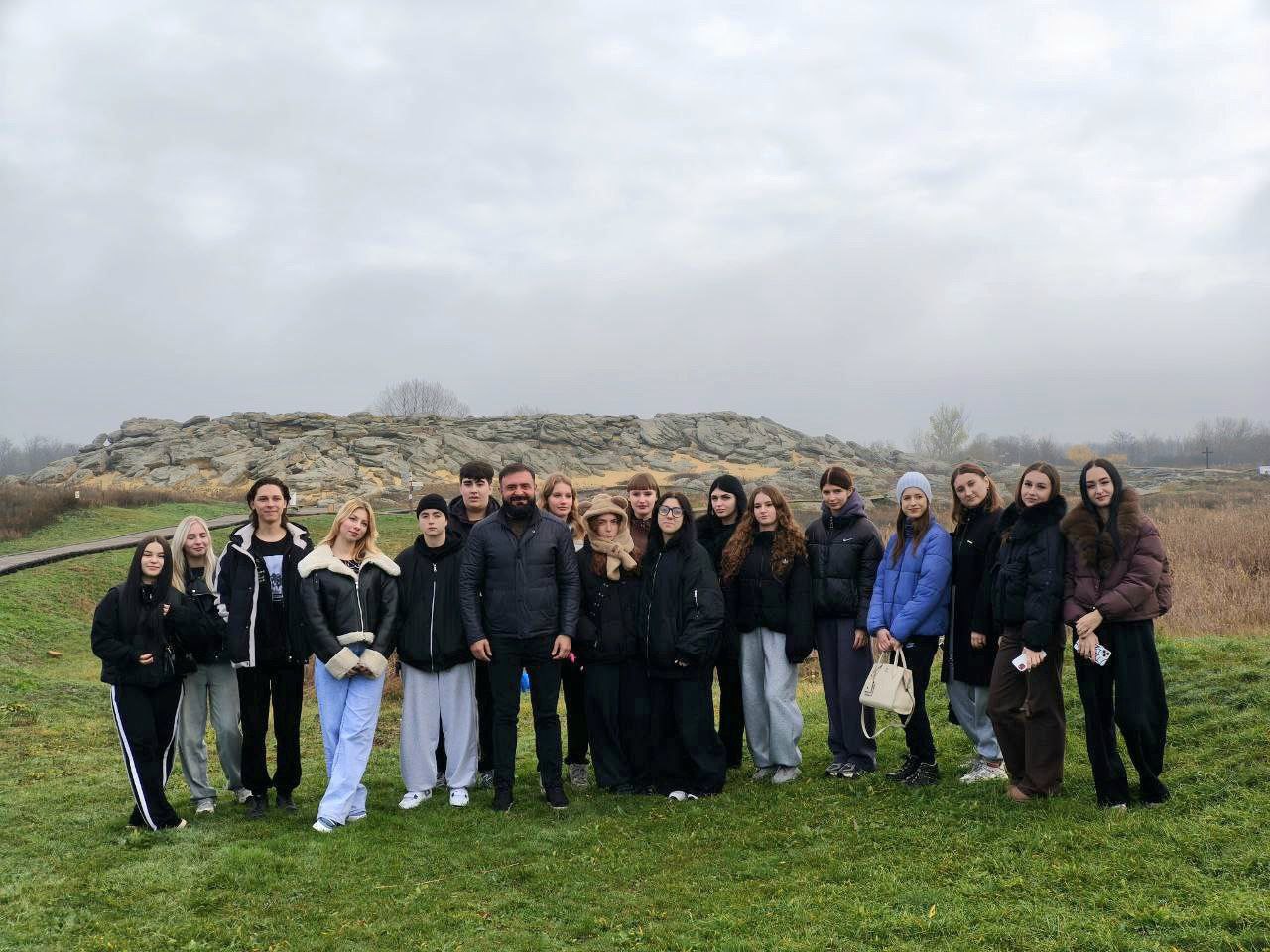 Студенты Мелитопольского многопрофильного колледжа посетили Каменную Могилу