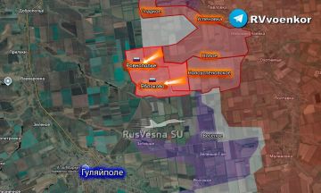 Тяжёлая для ВСУ ситуация на востоке Запорожской области: остановить наступление ВС РФ там не удаётся