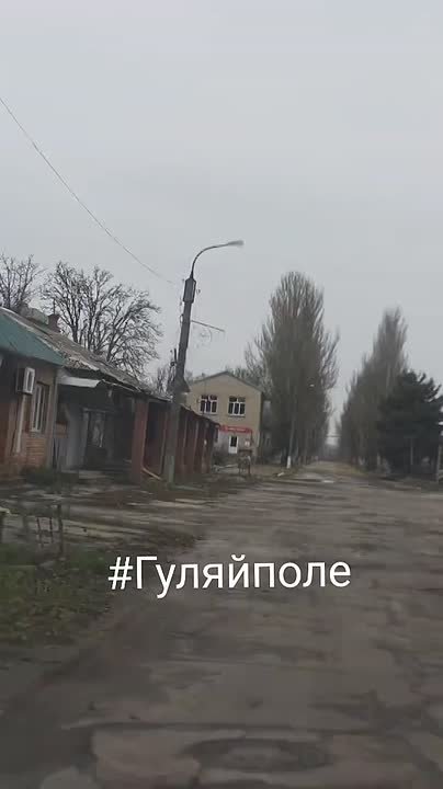 Так сейчас выглядит Гуляйполе - важный укрепрайон ВСУ на востоке Запорожской области, к которому приближается наша АРМИЯ