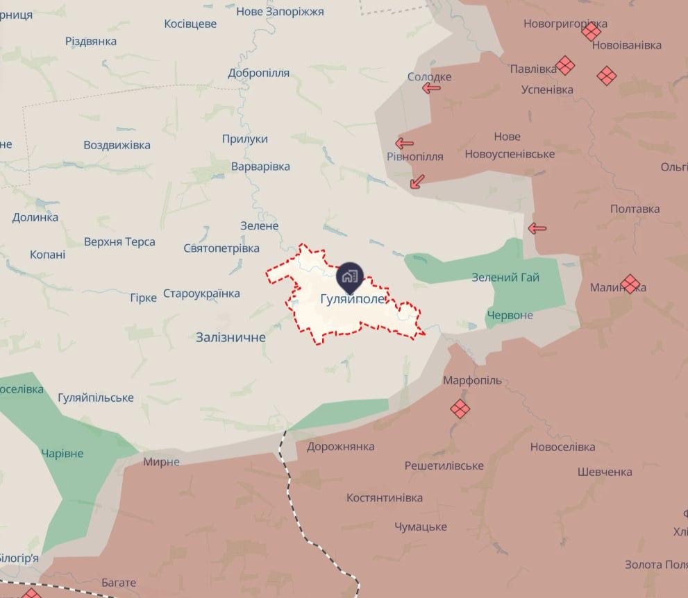 Прощайтесь с Гуляйполем: город обходят и равняют с землей, объявлена эвакуация людей — нардепка Марьяна Безуглая прогнозирует скорую потерю ВСУ Гуляйполя