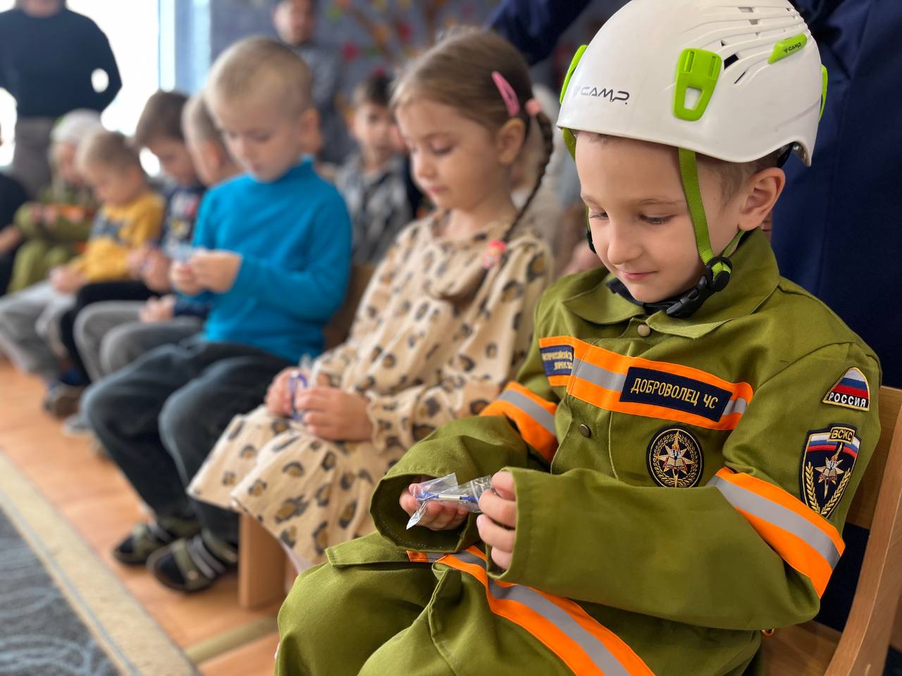 Помните, как мы рассказывали о нашей первой встрече с воспитанниками Бердянского детского сада №35 «Вишенка»? Помните, как мы рассказывали о нашей первой встрече с воспитанниками Бердянского детского сада №35 «Вишенка»?