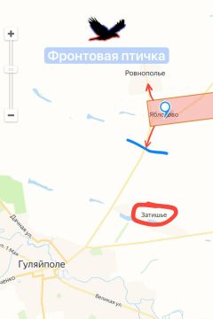 Запорожское направление. Продвижение ВС РФ на 15.11