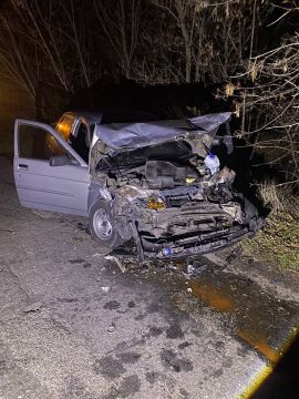 ДТП с тремя автомобилями произошло на дороге Новоднепровка-Энергодар