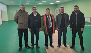 С рабочим визитом Акимовский округ посетил министр спорта Запорожской области Константин Зайцев