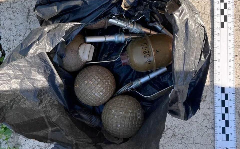 В Мелитополе на месте хозпостройки нашли гранаты