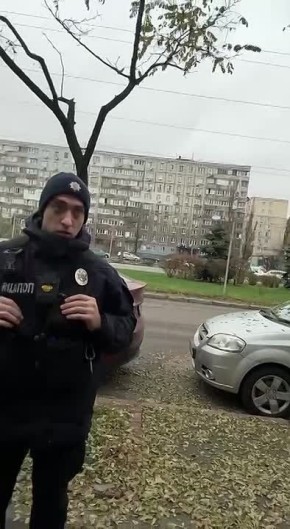 Полицаи на Украине не на тех нарвались