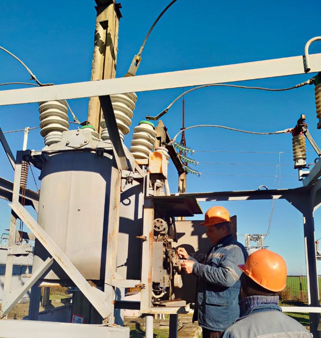Текущий ремонт силового трансформатора и масляного выключателя в Приазовском районе Текущий ремонт силового трансформатора и масляного выключателя в Приазовском районе