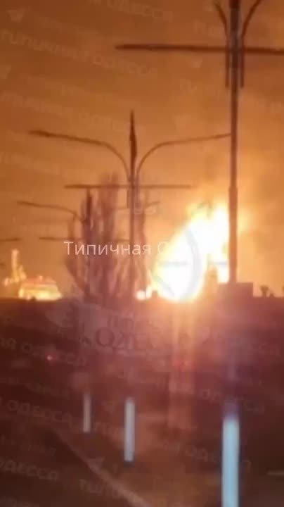 Сегодня ночью в Измаиле (Одесская область) БПЛА «Герань-2» навестили объекты энергетики