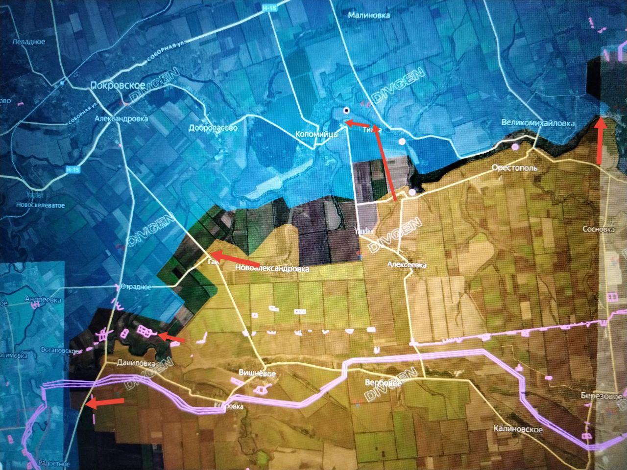 Юрий Котенок: Запорожское направление. Подразделения ГрВ "Днепр" и "Восток" продолжают развивать наступление на направлении, фронт которого неумолимо продолжают сокращать на правом фланге войска "Дальневосточного экспресса" Юрий Котенок: Запорожское направление. Подразделения ГрВ "Днепр" и "Восток" продолжают развивать наступление на направлении, фронт которого неумолимо продолжают сокращать на правом фланге войска "Дальневосточного экспресса"