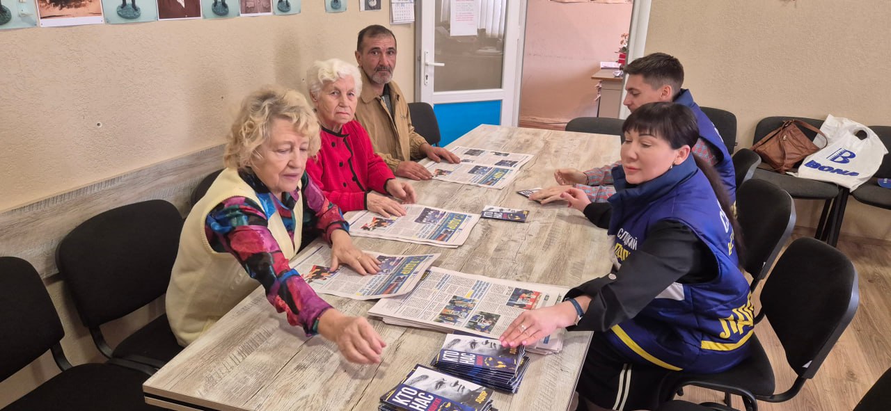 Помощник депутата Заксобрания и юрист РО ЛДПР Запорожской области встретились с ветеранами труда