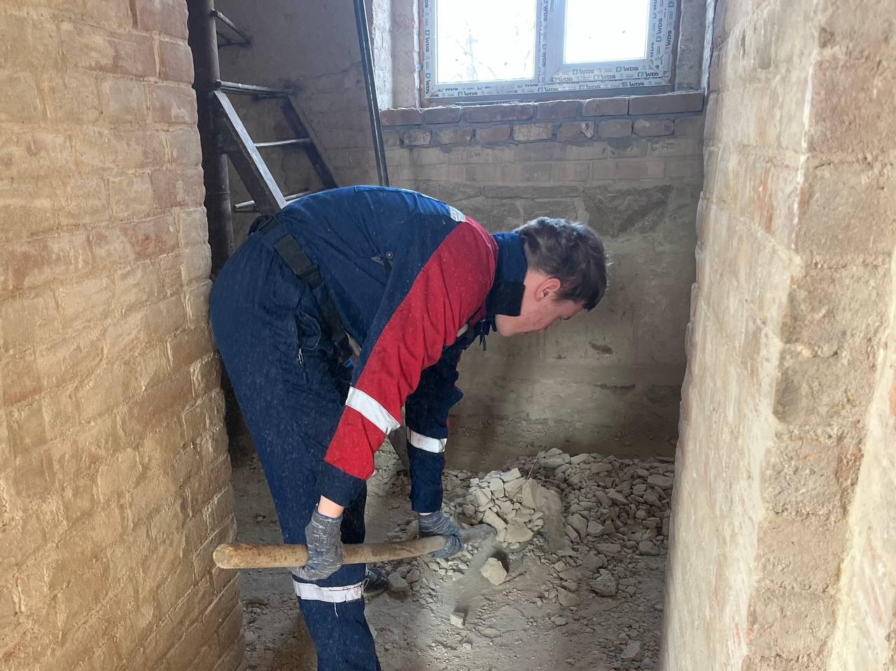 Гуманитарная миссия в Запорожской области: восстановление храма Гуманитарная миссия в Запорожской области: восстановление храма