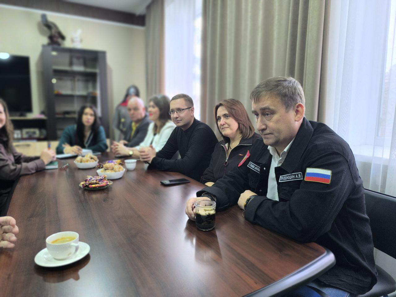 Александр Трудоношин: С дружеским визитом на территории Акимовского округа сегодня пребывает делегация города Инкермана, внутригородского муниципального образования города Севастополя (Республика Крым) Александр Трудоношин: С дружеским визитом на территории Акимовского округа сегодня пребывает делегация города Инкермана, внутригородского муниципального образования города Севастополя (Республика Крым)