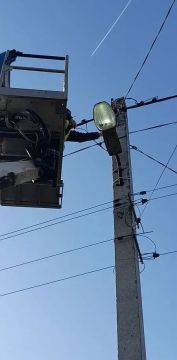 Обновление уличного освещения в селе Новопетровка